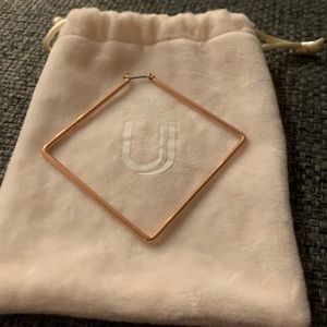 Uncommon James Girl Boss Earrings in Rose Gold